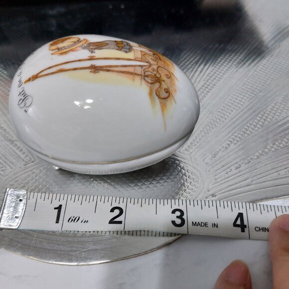 Holly Hobbie Genuine Porcelain Set Small Vase Decor Mini Jewelry Organizer Plate - Picture 11 of 15